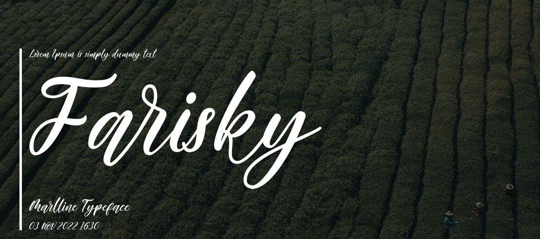 Farisky Marlline Font