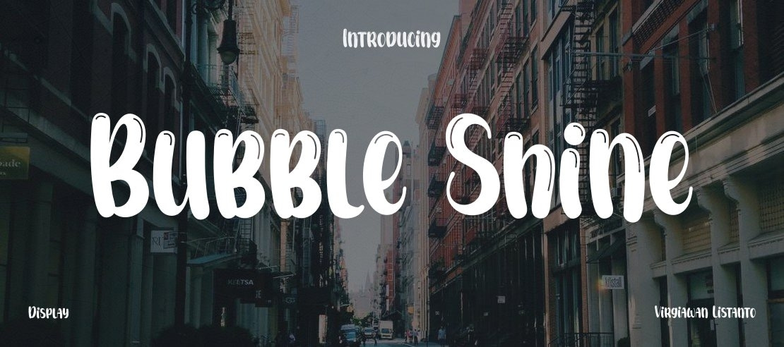 Bubble Shine Font