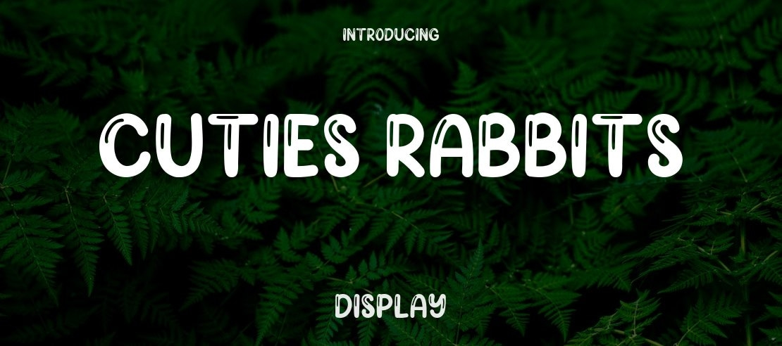 Cuties Rabbits Font