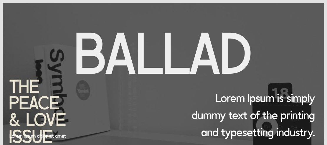 BALLAD Font