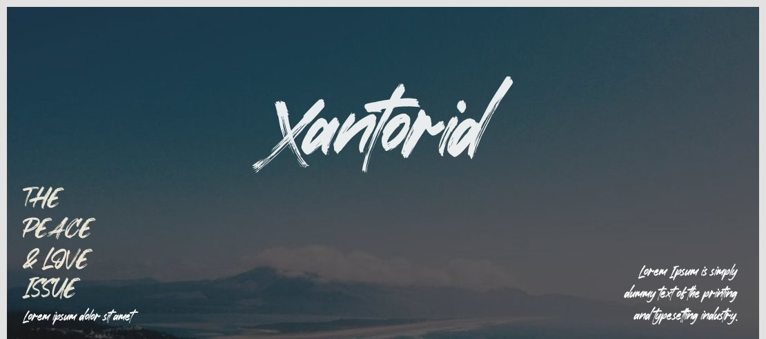 Xantorid Font