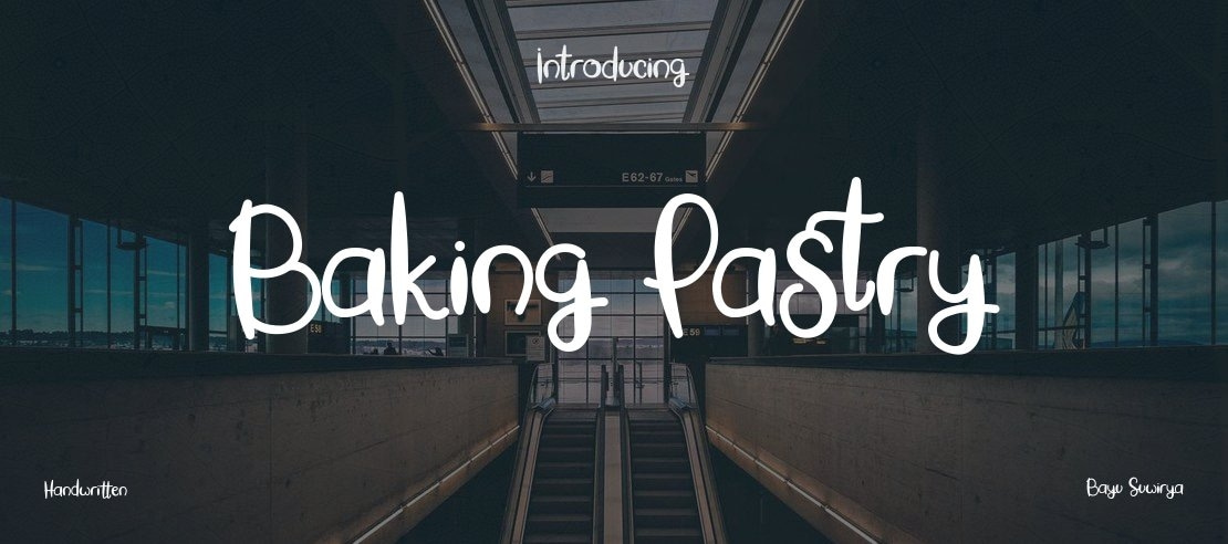 Baking Pastry Font