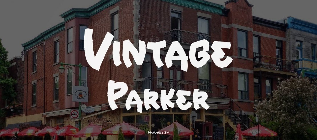 Vintage Parker Font