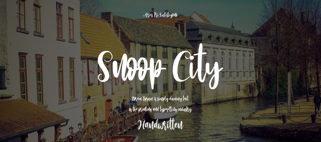 Snoop City Font