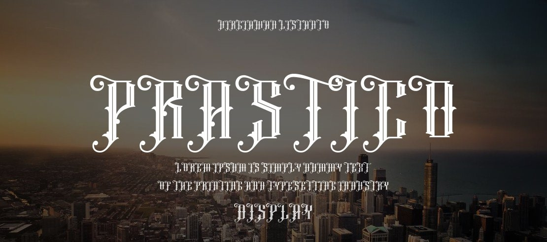 Prastico Font