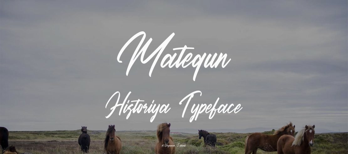 Matequn Historiya Font