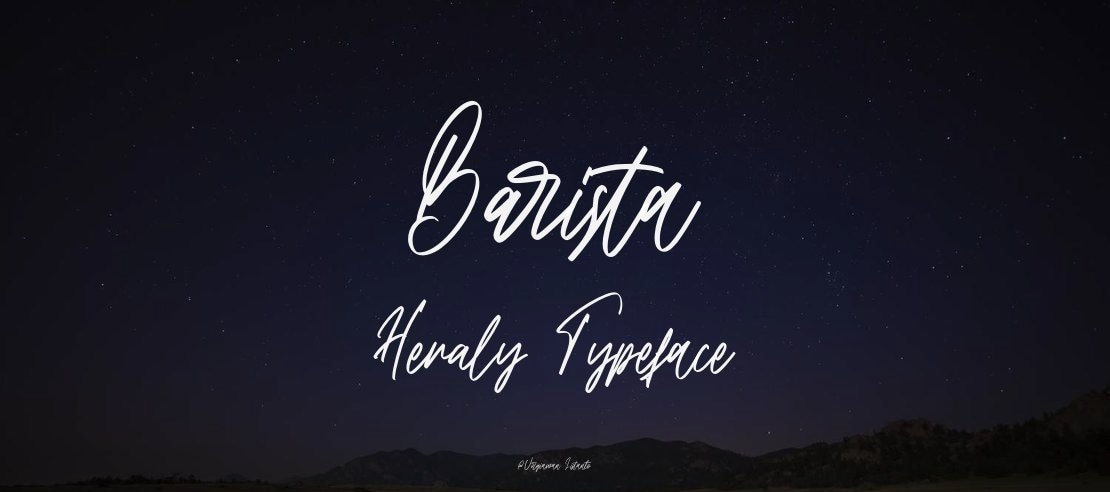 Barista Heraly Font