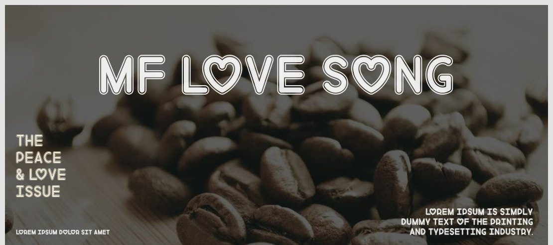 Mf Love Song Font