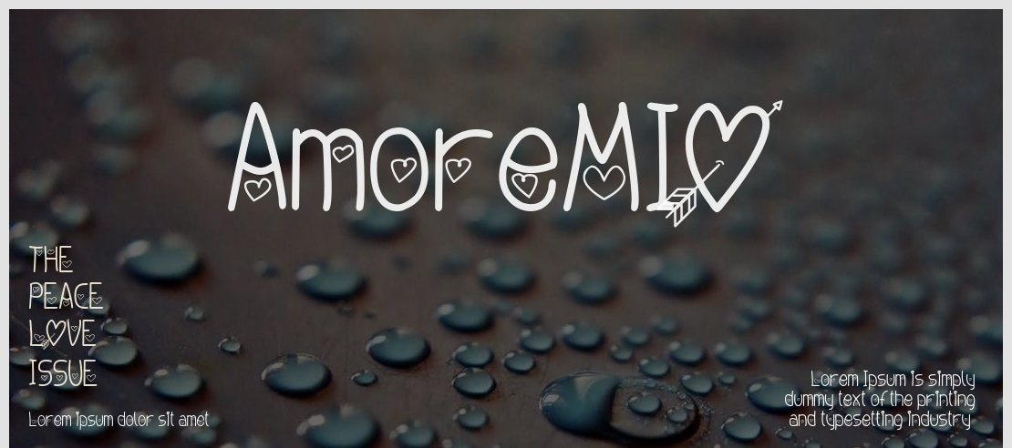 AmoreMIO Font