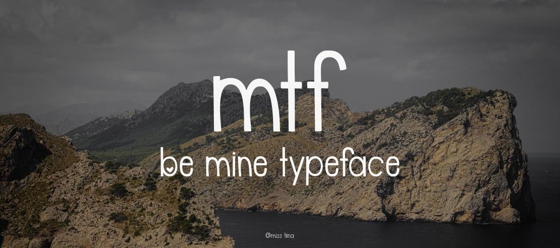 MTF Be Mine Font