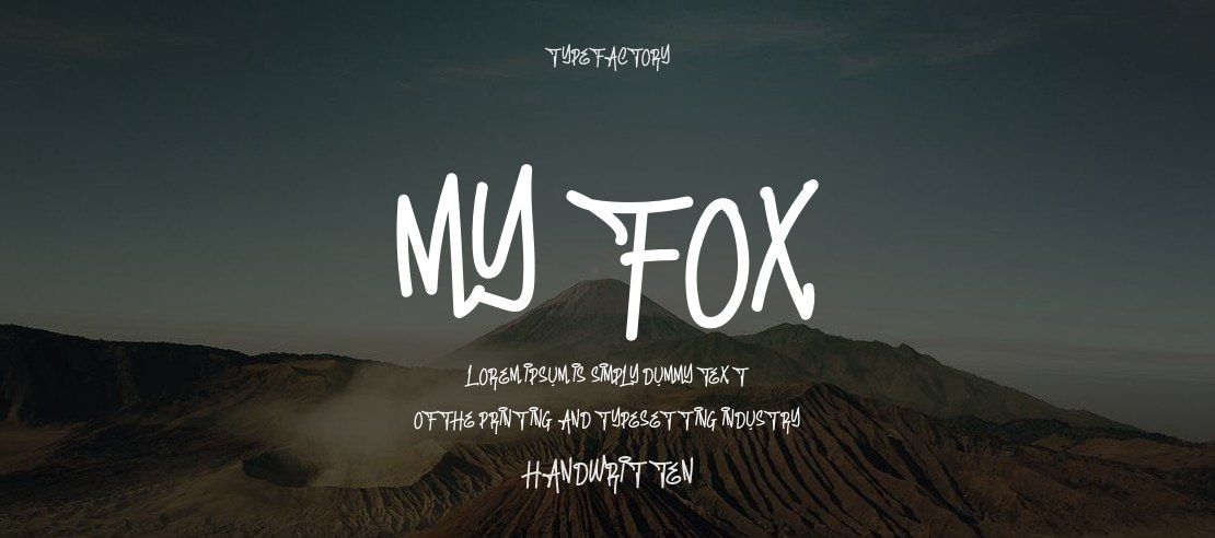 My Fox Font