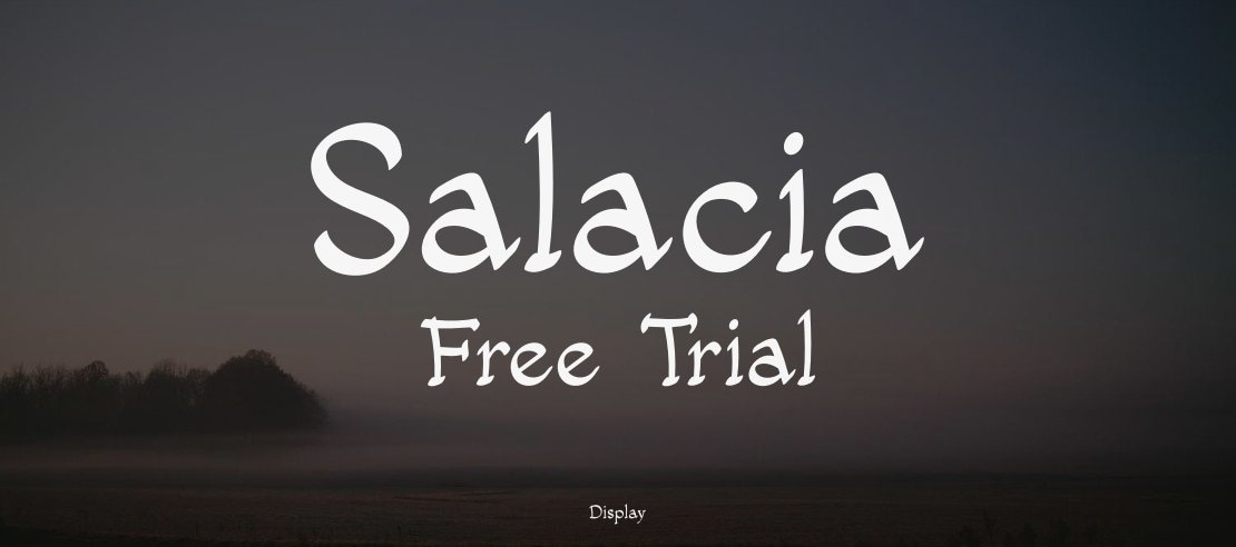 Salacia Free Trial Font