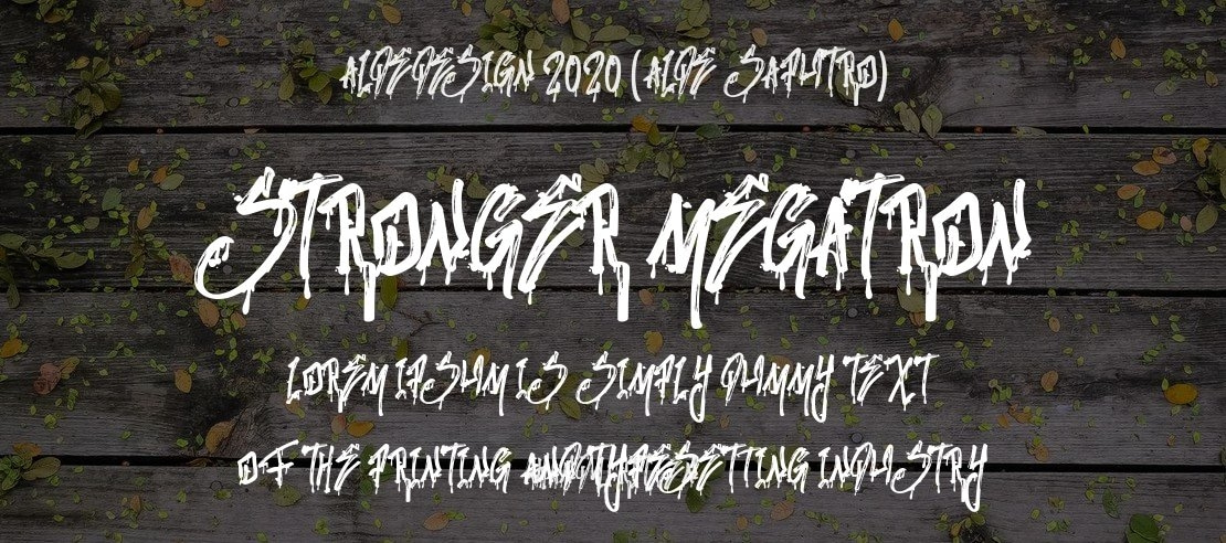 Stronger Megatron Font