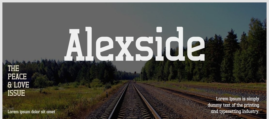 Alexside Font