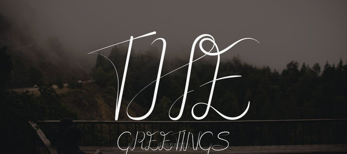 The Greetings Font