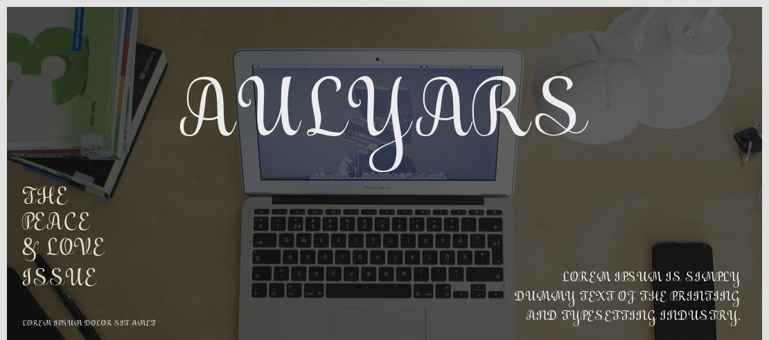 Aulyars Font Family