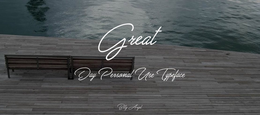 Great Day Personal Use Font