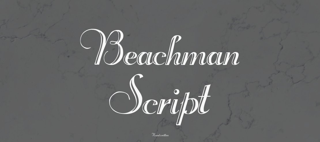 Beachman Script Font