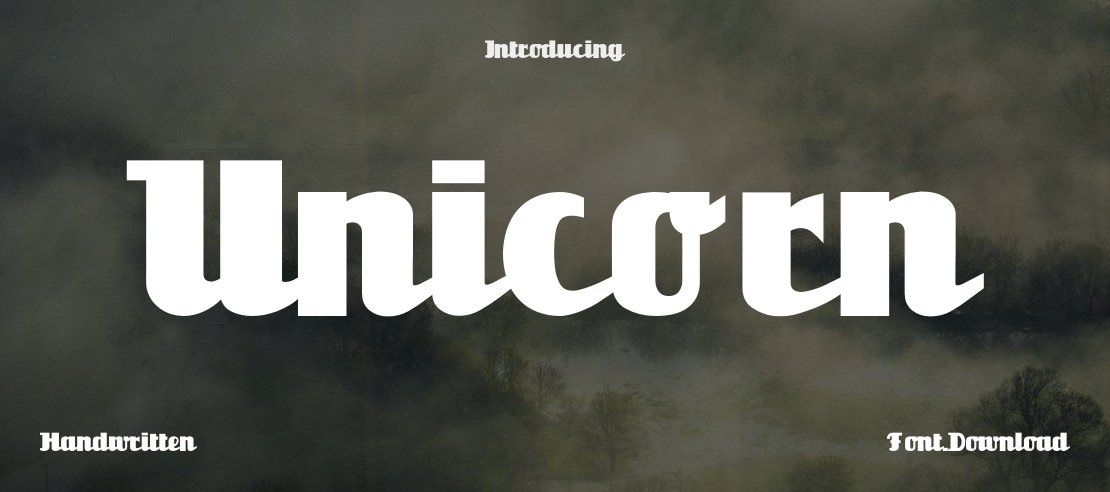 Unicorn Font