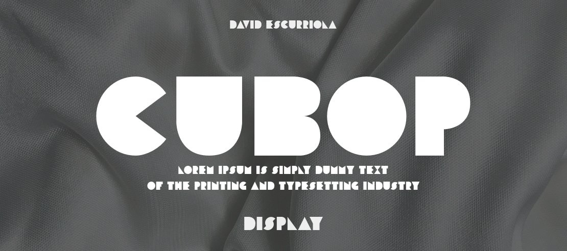 Cubop Font