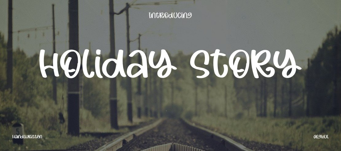 Holiday Story Font