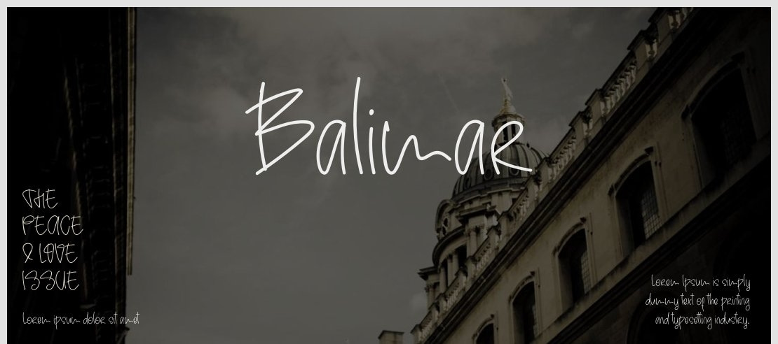 Balimar Font