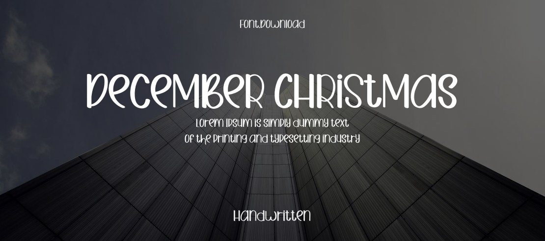 DeceMBeR CHRiStMas Font