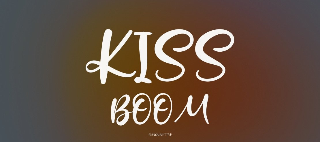 Kiss Boom Font Family