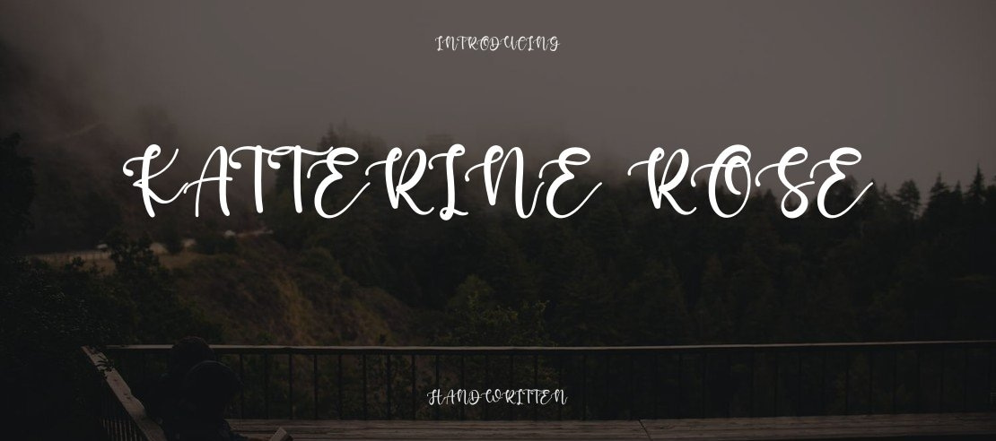 Katterine Rose Font Family