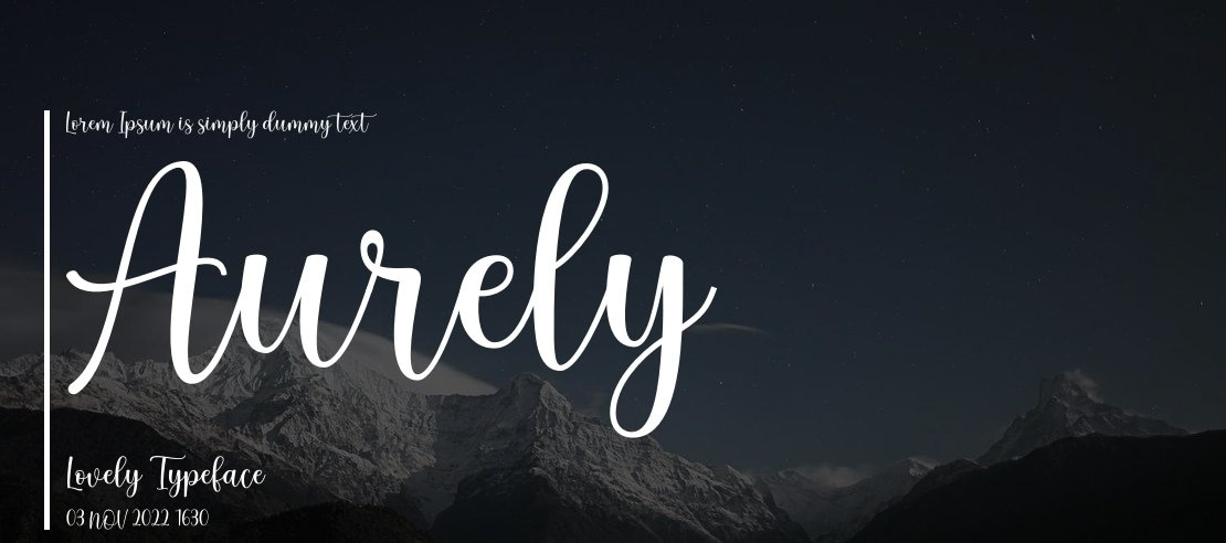 Aurely Lovely Font Family