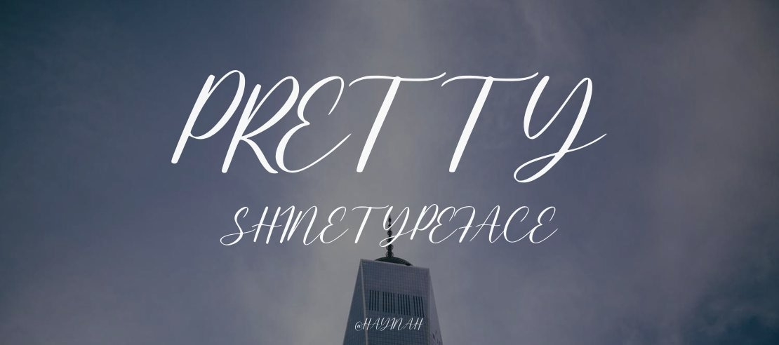 Pretty Shine Font