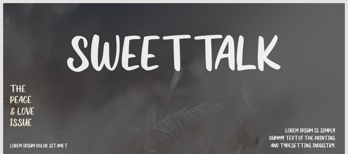 Sweet Talk Font