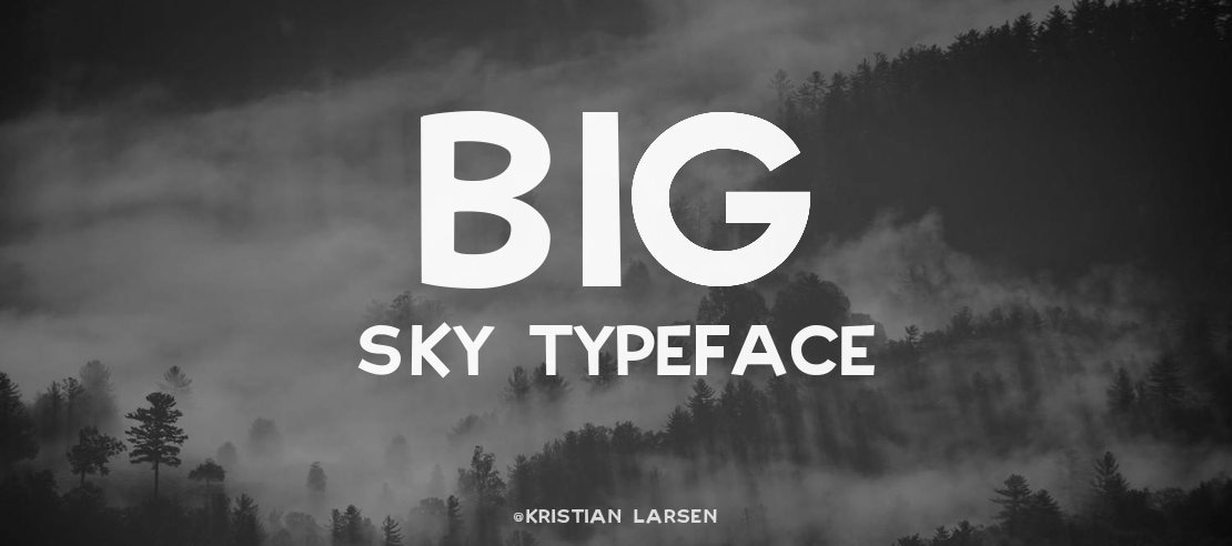 Big Sky Font