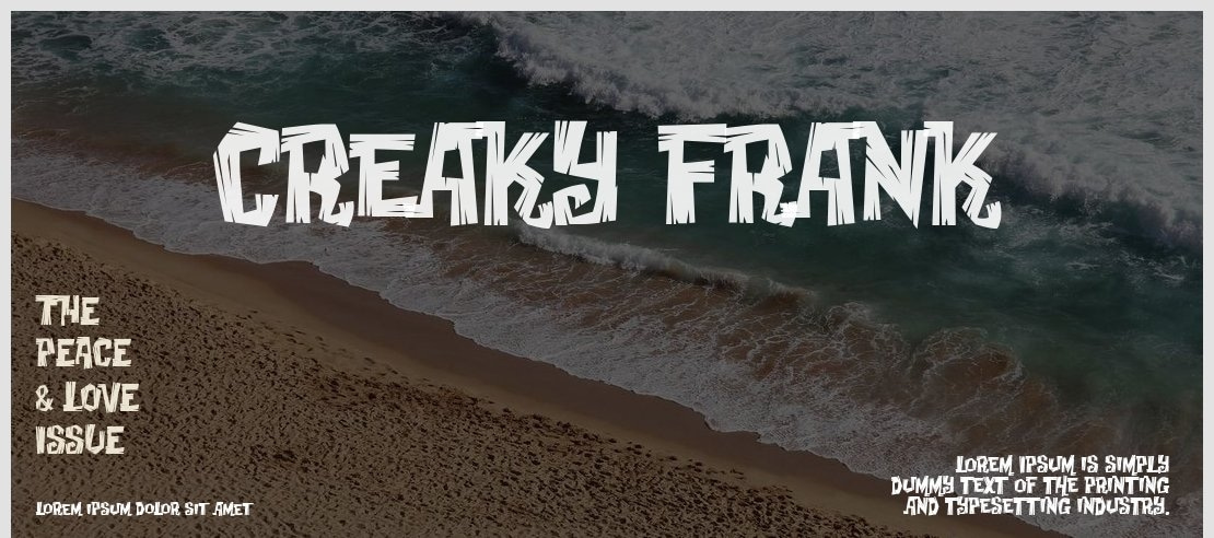 Creaky Frank Font