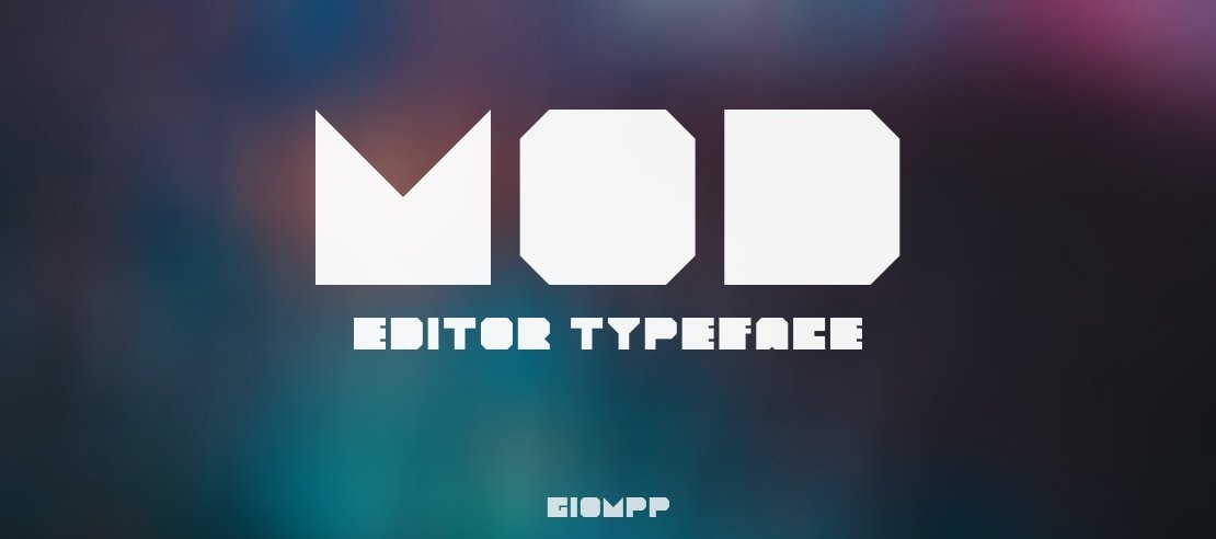 Mod Editor Font