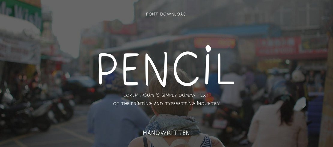 Pencil Font