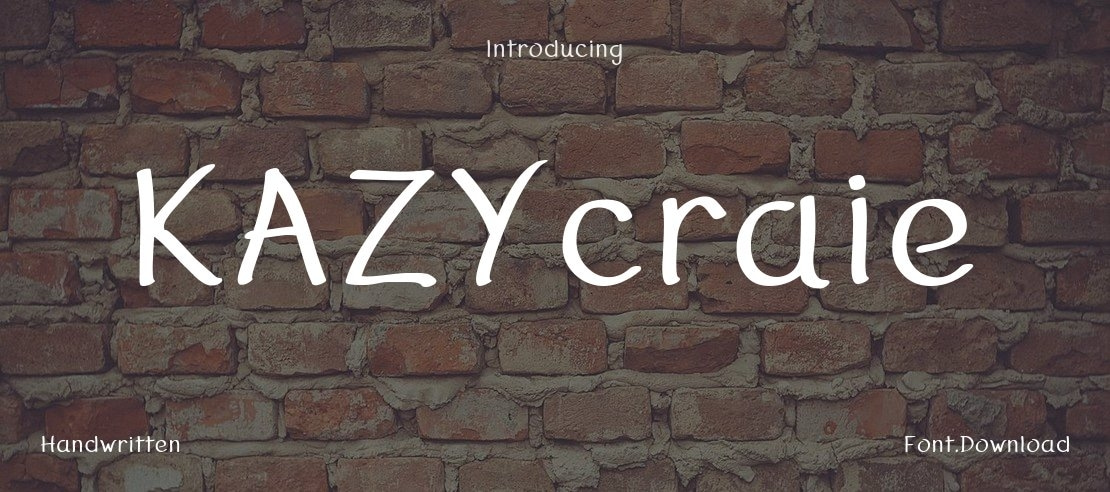 KAZYcraie Font