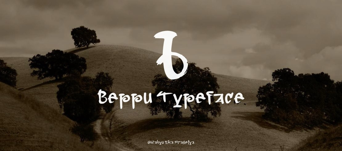 b Beppu Font