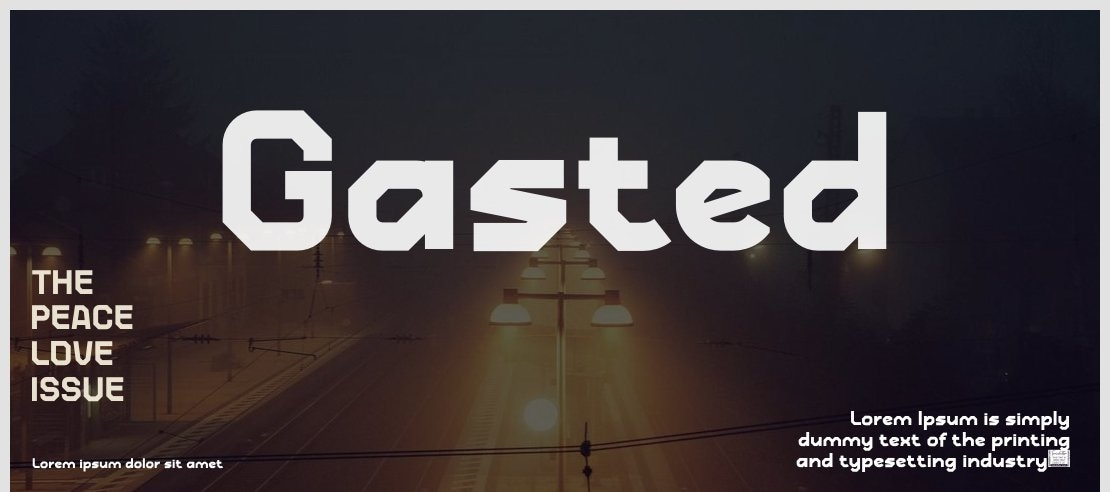 Gasted Font Family