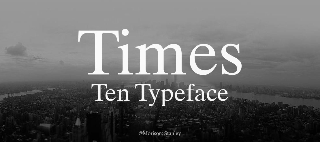 Times Ten Font Family
