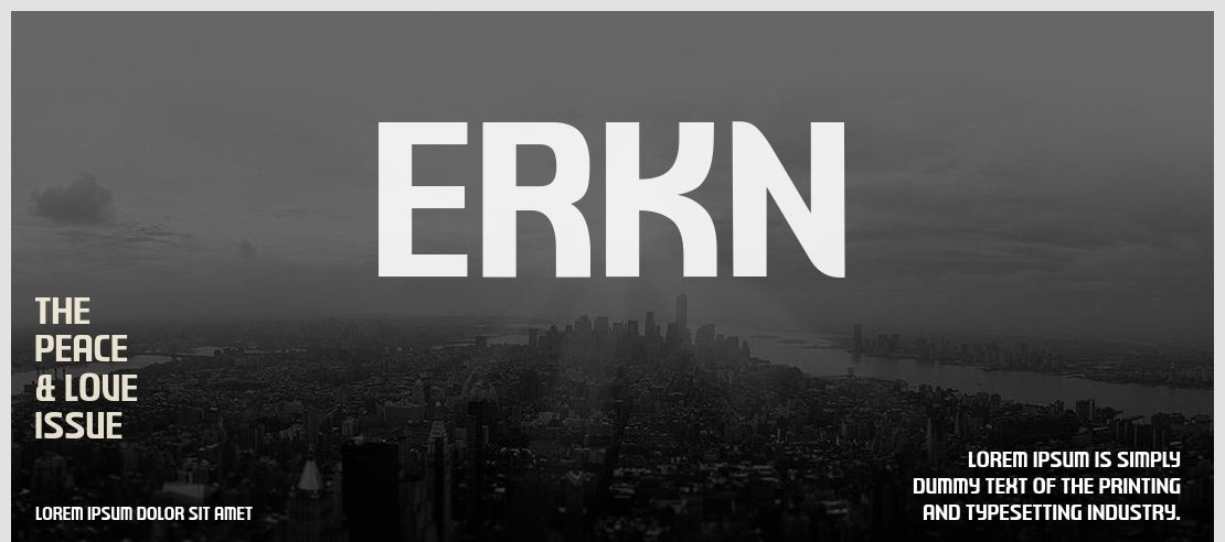 ERKN Font