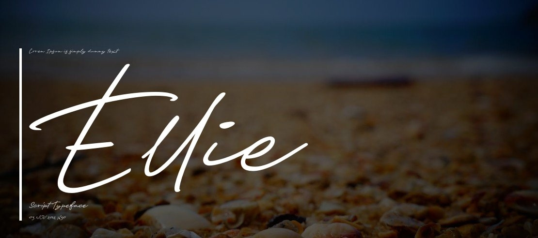 Ellie Script Font