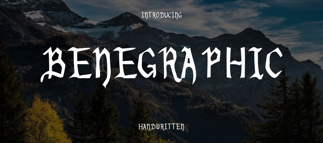 Benegraphic Font