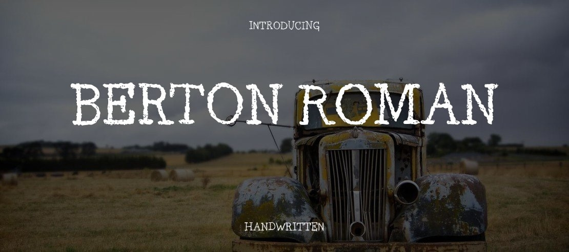 Berton Roman Font Family