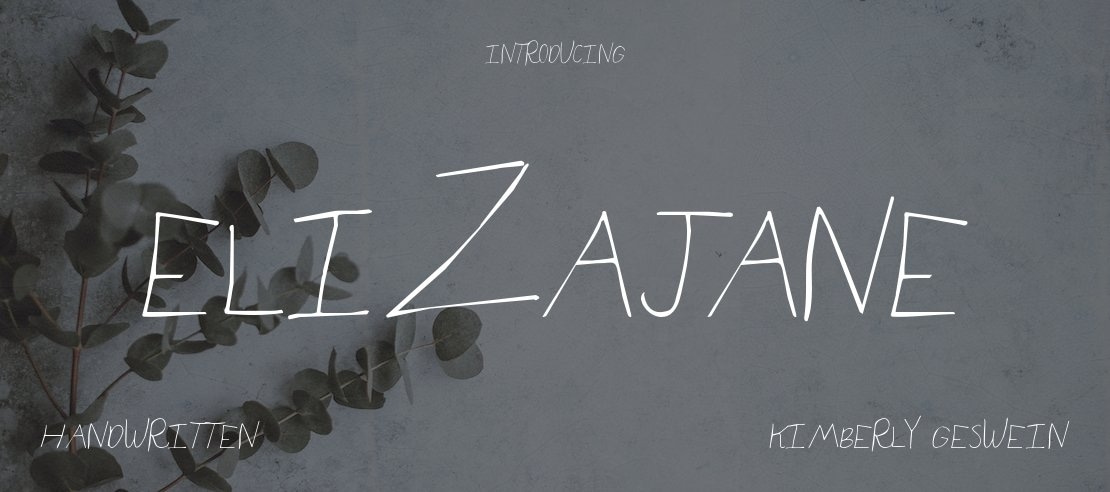 elizajane Font