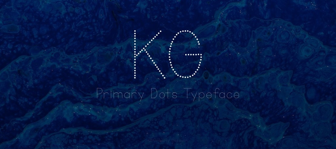 KG Primary Dots Font Family