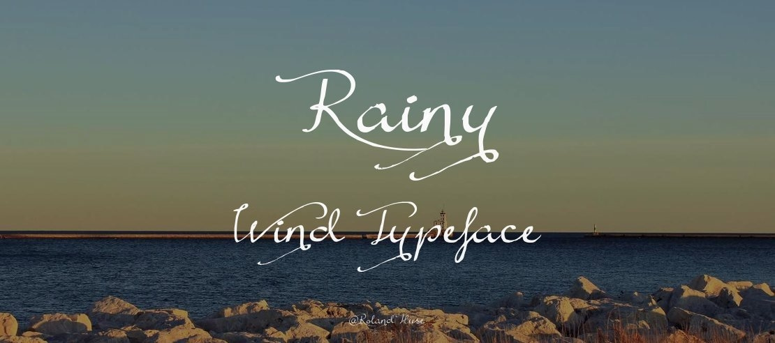 Rainy Wind Font