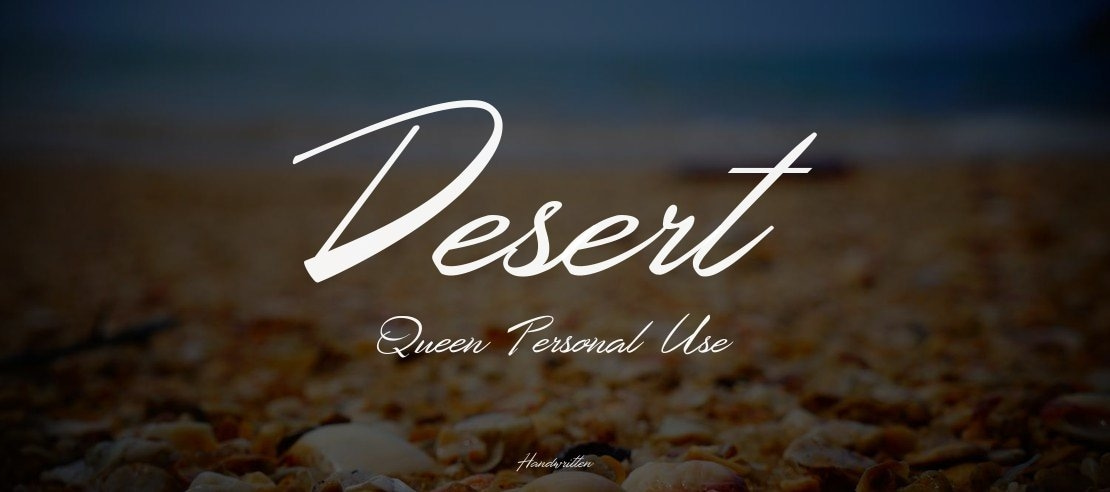 Desert Queen Personal Use Font