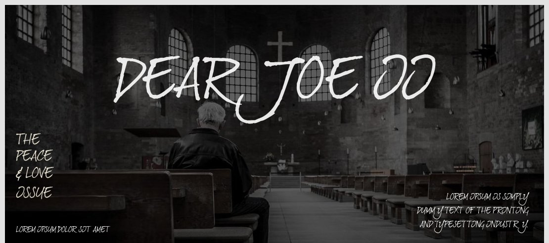 dearJoe II Font