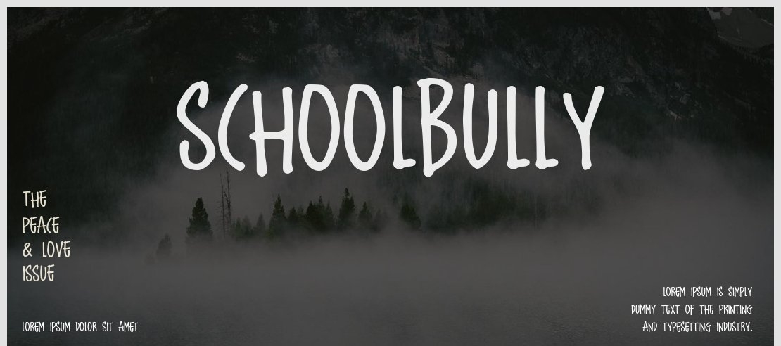 Schoolbully Font
